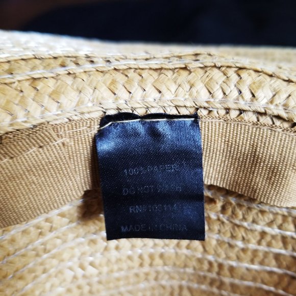 🎀 Woven Straw Hat With Bow 🎀 - Picture 3 of 4